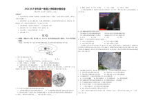 （鲁教版2019必修一第1_2章）（考试版A3）【测试范围：鲁教版（2019）必修一第1~2章】