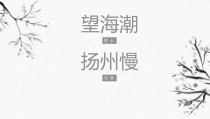 《望海潮》《扬州慢》课件26张 2022-2023学年统编版高中语文选择性必修下册