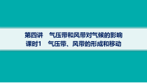 2025年高考一轮总复习地理（人教版新高考新教材）课件 第3章地球上的大气 第4讲　课时1　气压带、风带的形成和移动