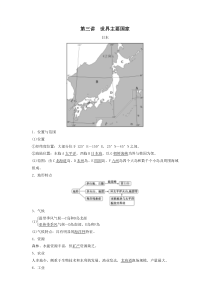 2021届高考地理鲁教版一轮复习：第13单元世界地理第3讲世界主要国家【高考】