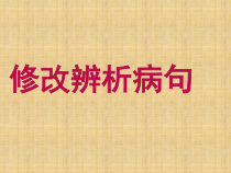 2023届高考语文三轮冲刺梳理：修改辨析病句课件25张