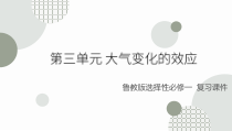 2023-2024学年高二地理鲁教版2019选择性必修1同步课件 第三单元+大气变化的效应