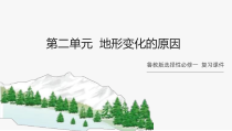 2023-2024学年高二地理鲁教版2019选择性必修1同步课件 第二单元+地形变化的原因