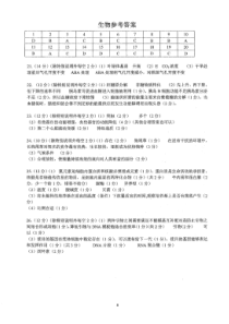 生物答案广东省深圳、汕头、潮州、揭阳名校2021届高三联考 （试卷+答案）