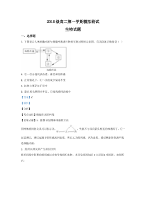 【精准解析】山东省菏泽市一中八一路校区2019-2020学年高二12月月考生物试题