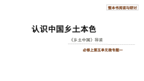 《乡土中国》课件31张+2022-2023学年统编版高中语文必修上册