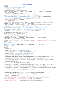 Unit 3 知识点总结 2020-2021学年人教版高中英语必修三