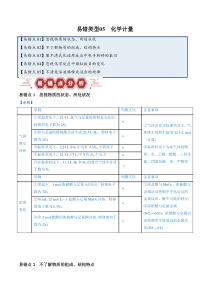 备战2024年高考化学易错题（全国通用）易错类型05 化学计量（5大易错点） Word版无答案