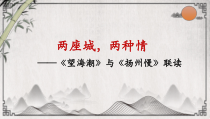 2022-2023学年统编版高中语文课件 选择性必修下册 4-《望海潮》《扬州慢》比较阅读+25张