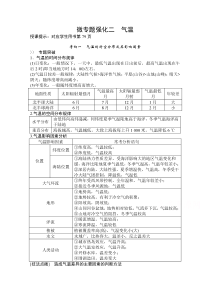 2021届湘教版地理一轮教师文档：第三章 微专题强化二　气温