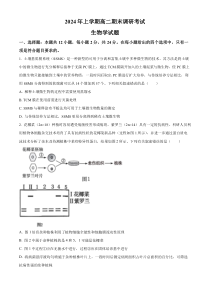 湖南省娄底市涟源市2023-2024学年高二下学期7月期末生物试题（原卷版）