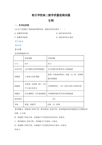 【精准解析】山东省淄博市部分学校2018-2019学年高二下学期期末考试生物试卷