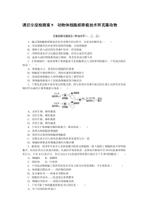 课后分层检测案 9