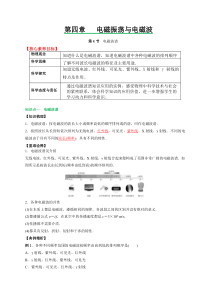 4.4电磁波谱-2022-2023学年高二物理备课必备讲义（人教2019选择性必修第二册 ）（解析版）