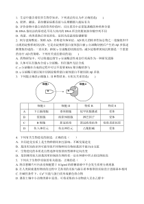 陕西省西安市长安区2021届高三下学期第一次模拟考试理综-生物试题 含答案