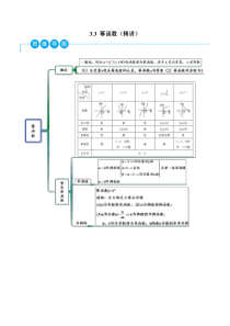 《2022-2023学年高一数学一隅三反系列（人教A版2019必修第一册）》3.3 幂函数（精讲）（原卷版）