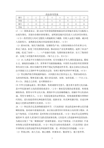 湖北省武汉市武昌区2022届高三年级5月质量检测政治答案【武汉专题】