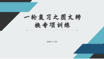 2023届高考语文二轮复习课件 图文转换专项训练 43张