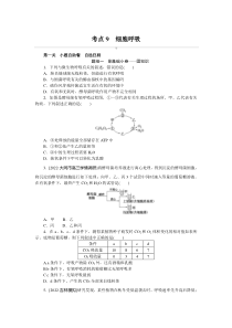 考点9　细胞呼吸