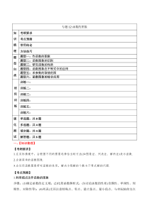 2024年新高考数学一轮复习题型归类与强化测试（新高考专用）专题12 函数的图象 Word版含解析