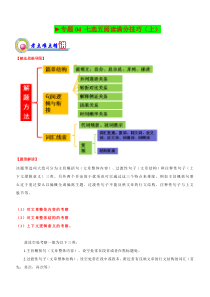 专题04：七选五阅读满分技巧（上）（原题版）-2023年高考英语二轮复习讲练测（新高考专用）