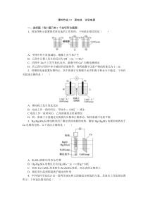 2024届高考一轮复习化学试题（通用版）第19讲　原电池　化学电源 Word版