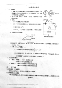 黑龙江省哈尔滨市南岗区松雷中学2021届高考一轮复习物理选修3-5、3-3知识点