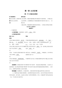 2022版新教材地理湘教版选择性必修第二册学案：1.1 区域及其类型 Word版含答案