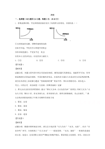 湖南省邵阳市洞口县第九中学2019-2020学年高二6月月考历史试题【精准解析】