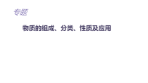 2023届高考复习专题+物质的组成、分类、性质与变化