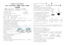 广东省东莞市东华高级中学、东华松山湖高级中学2023-2024学年高二上学期10月联考试题+生物+含答案