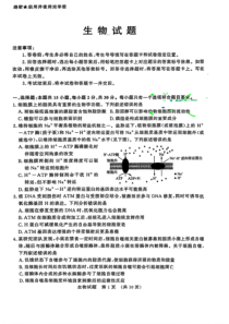 山东省济南市2024-2025学年高三九月摸底考试 生物