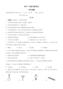 河南省濮阳市2019-2020学年高一下学期升级考试（期末）化学试题含答案