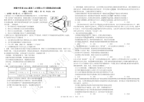 四川省成都市树德中学2024-2025学年高三上学期期中考试政治试题 扫描版含答案