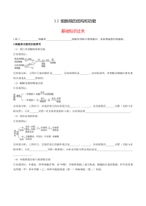 2023-2024学年高一生物人教版2019必修1同步精品试题  3.3细胞核的结构和功能  Word版无答案